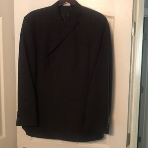 Geoffrey Beene  Black pinstripe Suit